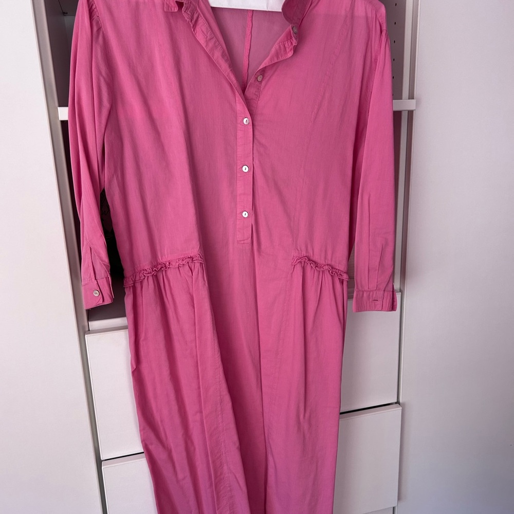 Zara Pink Button-Up Blouse